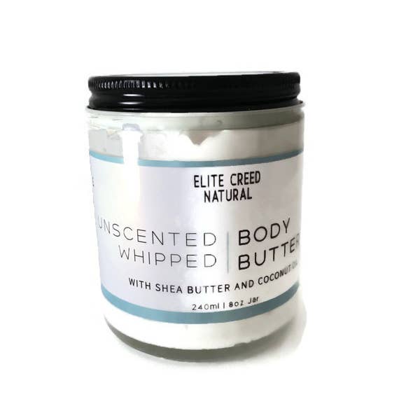 Elite Creed Natural LLC - Wholesale Body Balm/Butter - Whipped Body Butters Unscented1