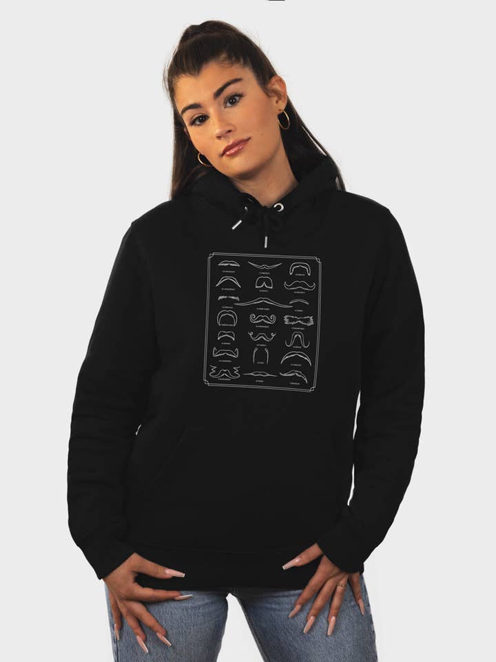 KAPUZENPULLOVER SCHNURRBÄRTE für den Großhandel von Moment