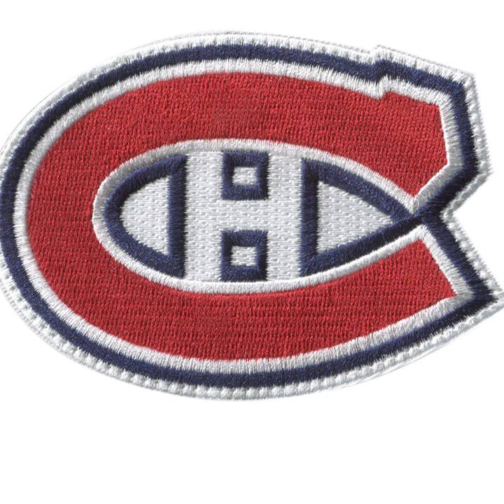 Officiellt licensierad Montreal Canadiens NHL-lagkrokmärke (inte ett påstrykbart märke) för wholesale av HEDi
