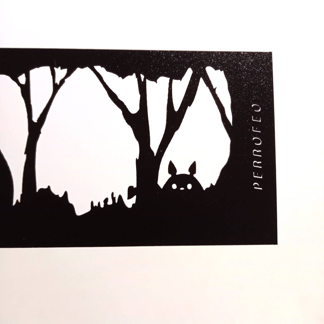 Perro Feo Workshop - Wholesale Bookmark - Totoro Laser-Cut Bookmark4