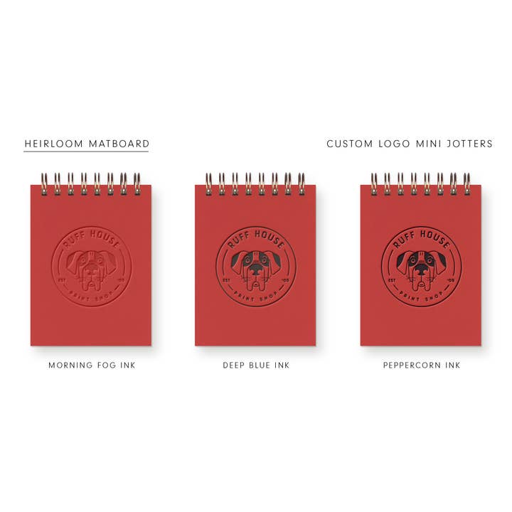Ruff House Print Shop - Wholesale Notebook - Custom : Logo Mini Jotter Notebook