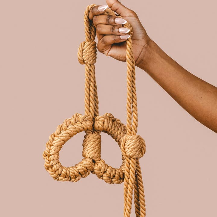 The Natural Love Company - Wholesale Sex Toy - Kanuka | Handcuffs | Soft Handcuffs with Control Cord