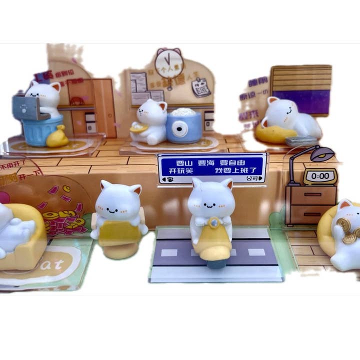 BCmini - Wholesale Decorative Figurine - 71041 Working Cats Blind Box-61