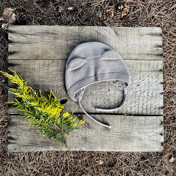 ALIAP - Wholesale Newborn/knit hat – Baby - Merino Wool Bonnet - Teddy Ears 4410W4