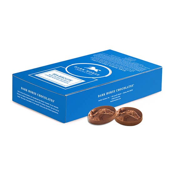 Harbor Sweets Chocolates - Wholesale Chocolate - Milk Chocolate Peanut Butter Sea Biscuits Bulk 26 Pcs