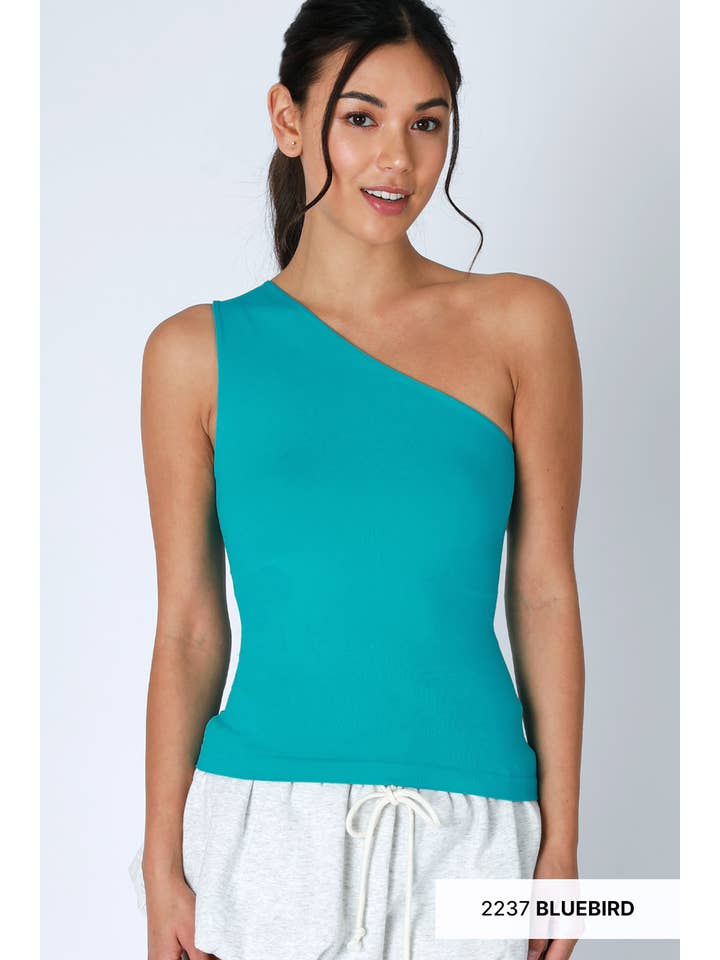 NIKIBIKI - Vente Débardeur – femme - NS8406 - Haut à une épaule Clean Line13