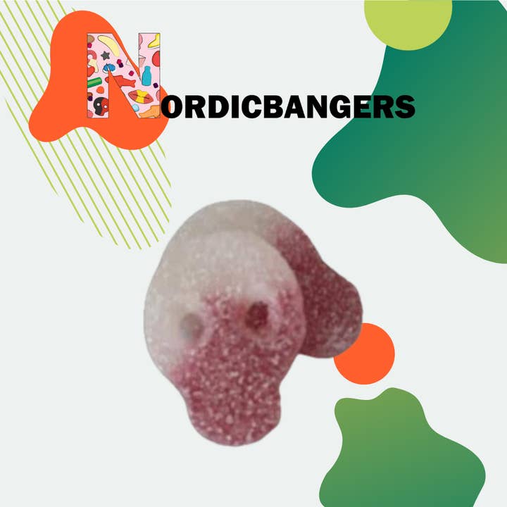 Danish Sour Skull 2kg/4.4 Lbs Swedish/Scandinavian Candy for wholesale by Nordicbangers - Swedish Candy Supply