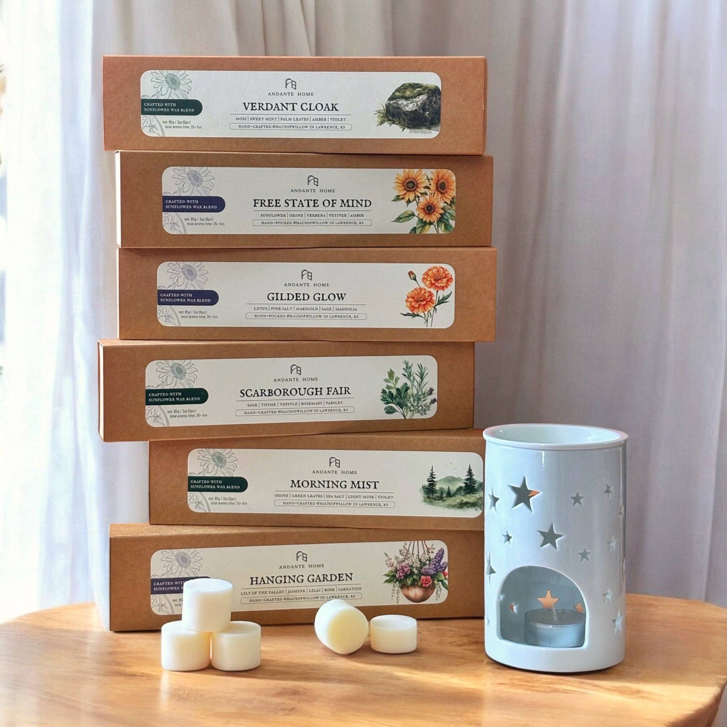 ANDANTE HOME - Wholesale Wax Melt - Andante Melts6
