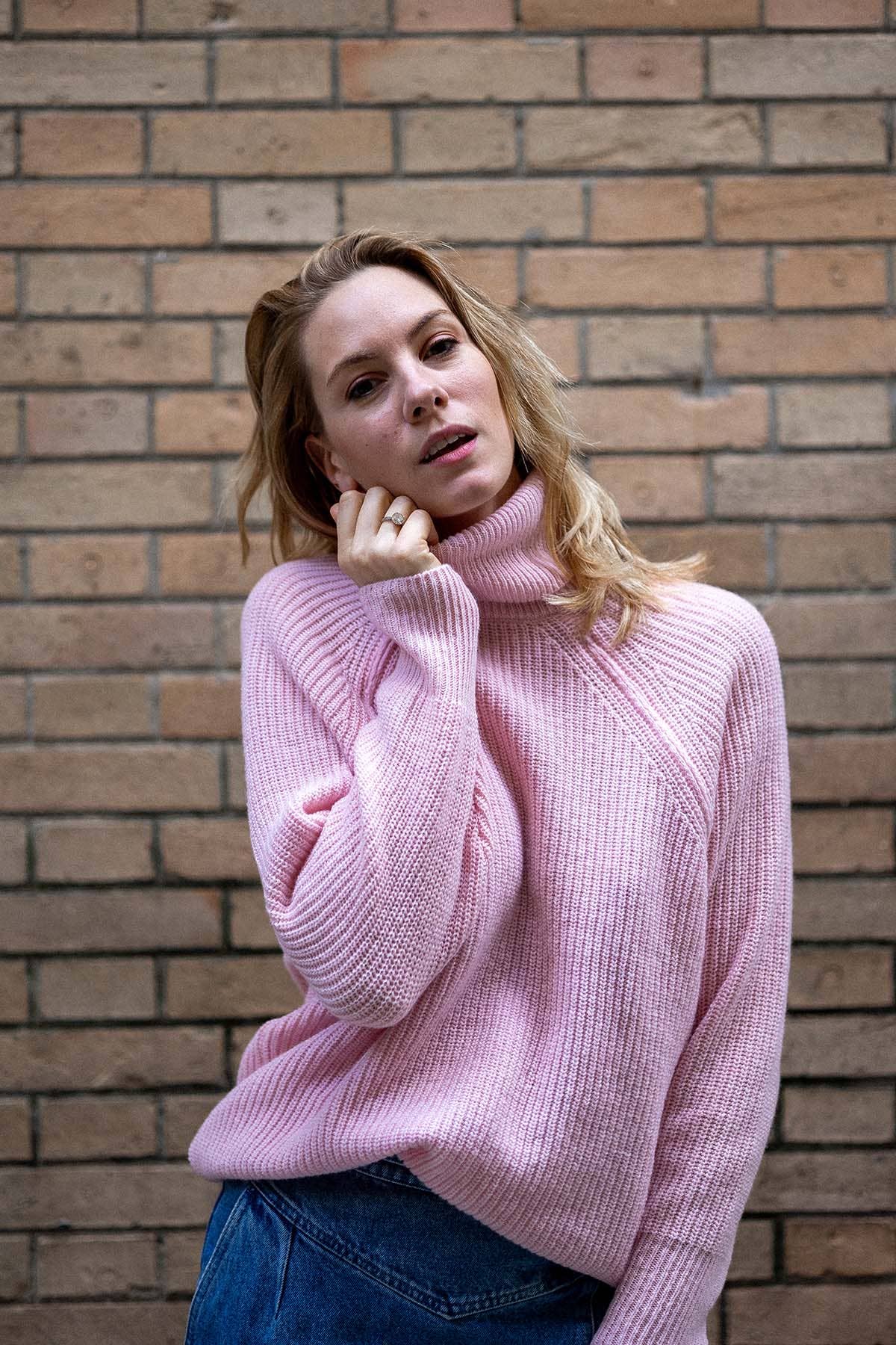 You&Milk - Wholesale Knit Sweater - Women's - Sweet Mama Nursing Sweater (Lilac, Pink)7