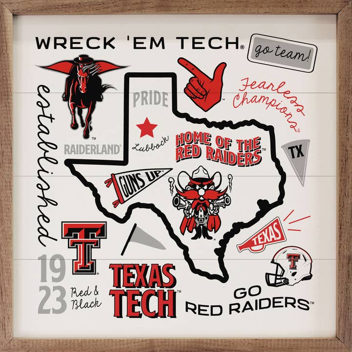 Collage Texas Tech University and other Purchase Wholesale essuie main techline. Free Returns & Net 60 Terms on Faire trending on Faire.