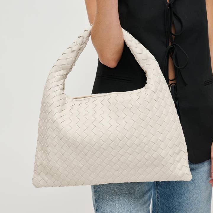 Urban Expressions - Wholesale Shoulder Bag - Women's - Leah Woven Hobo