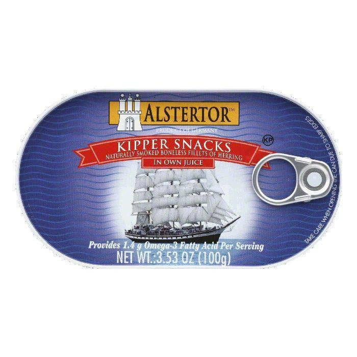 KeHE Distributors, LLC - Wholesale Protein/Superfood Powder - Alstertor Kipper Snacks, 3.53 OZ