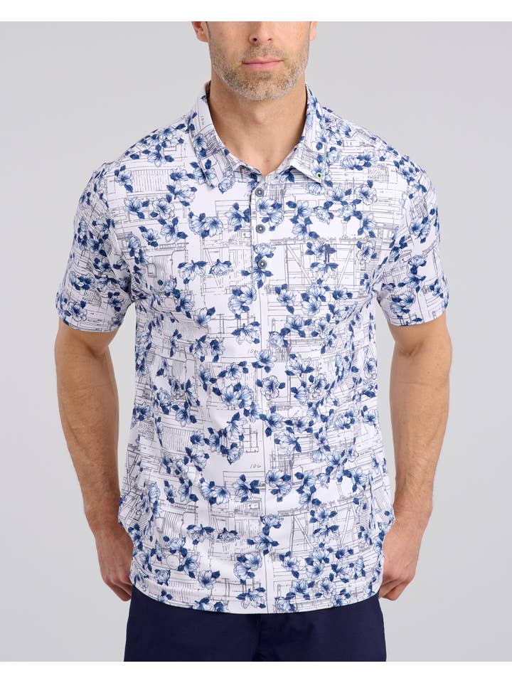 White Magnolia Express Polo for wholesale on Faire