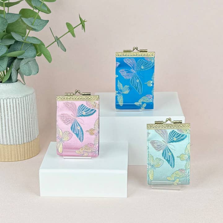 Cathayana - Wholesale Card Holder - Women's - Butterfly Brocade Card Holder with RFID1