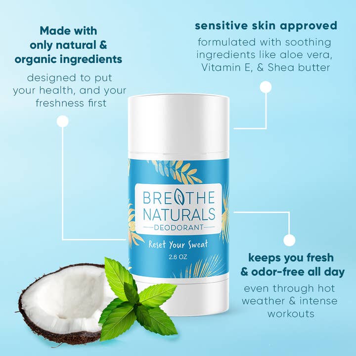 Breathe Naturals Deodorant - Vente Déodorant – unisexe - Déodorant Breathe Naturals30