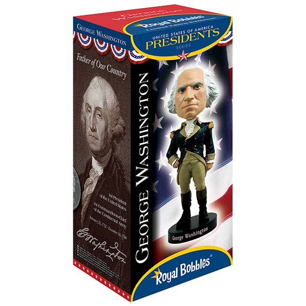 Royal Bobbles - Wholesale Decorative Figurine - Royal Bobbles George Washington Collectible Bobblehead