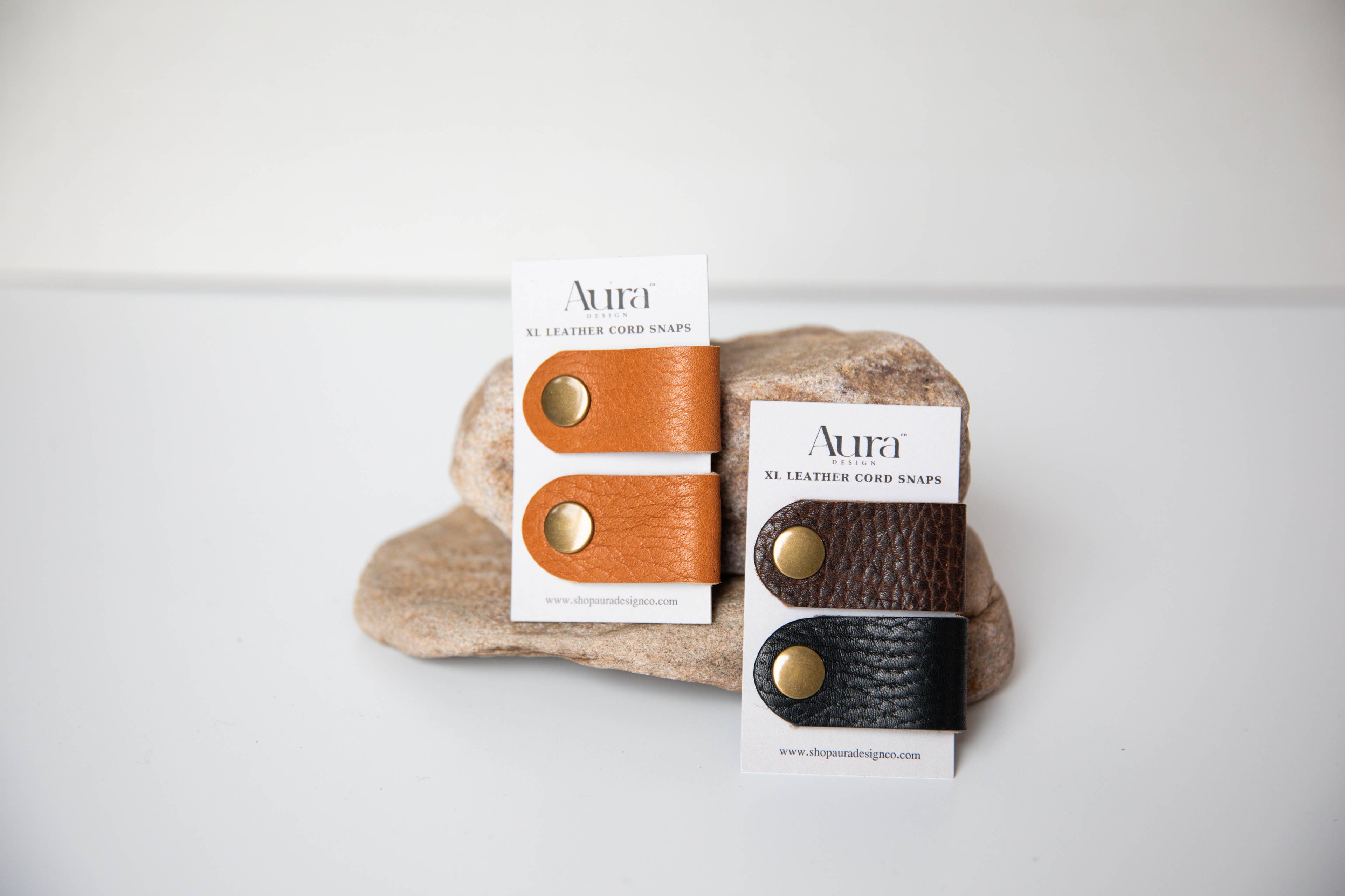 Aura Design Co. - Wholesale Cord Holder - Leather Cord Snaps - XL1