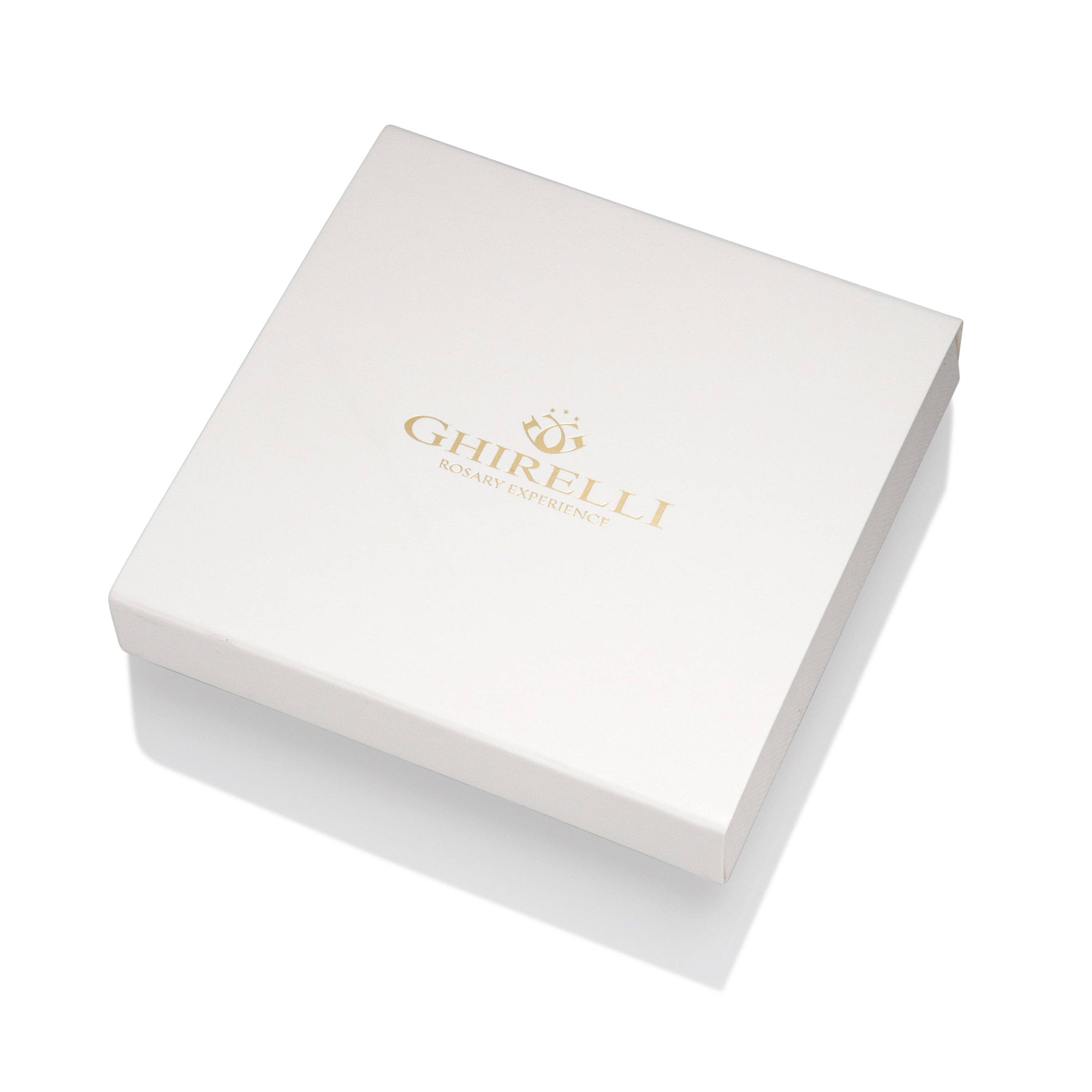 Ghirelli Rosaries – Engroshandel Bedehalskæde – Magnificat Rosalet® - Rundt Sterling Sølv & Pave Pater Perler, Traditionel10