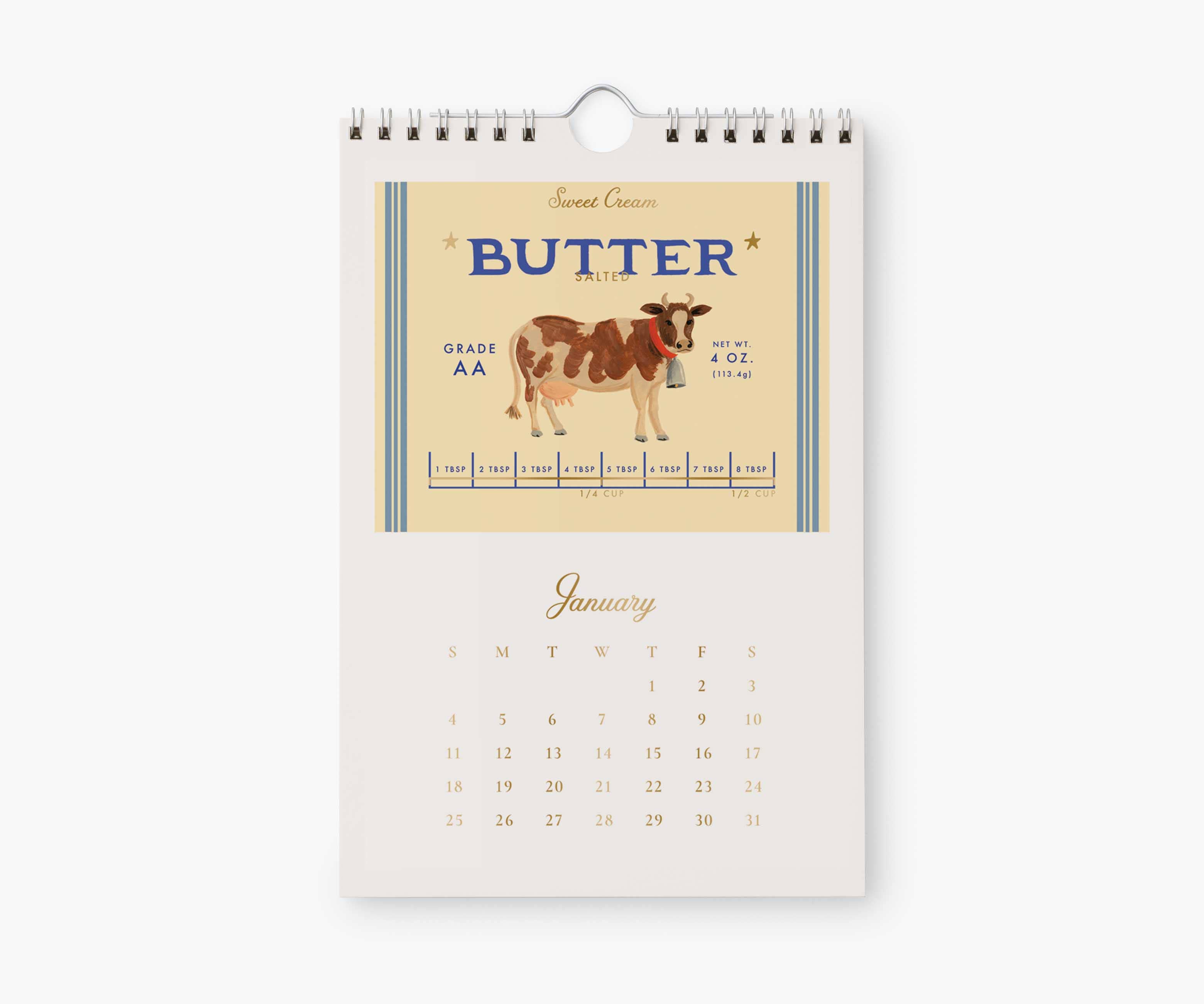 Rifle Paper Co. - Wholesale Calendar - 2026 Country Farm Kitchen Calendar (6x9)1