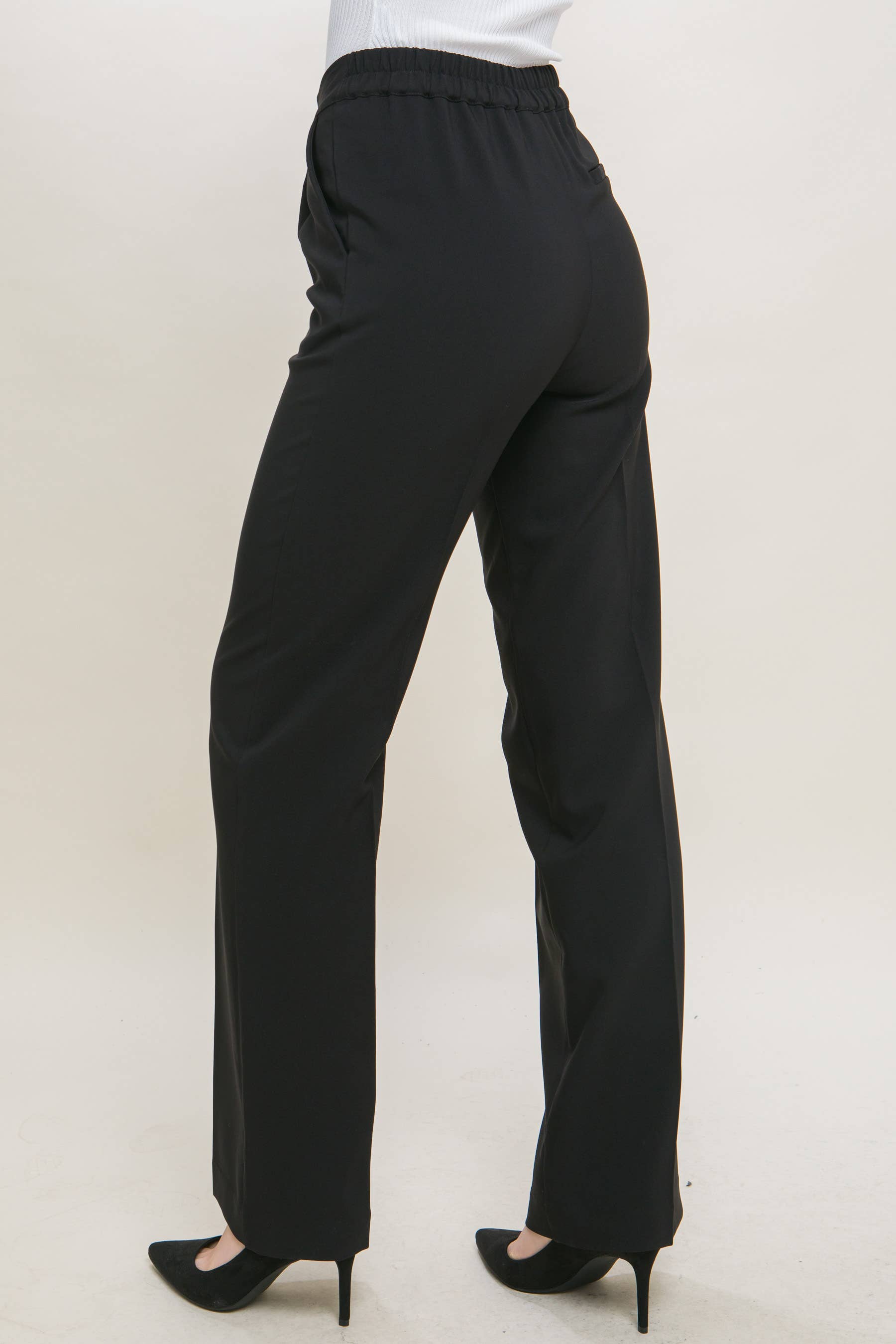 42POPS - Wholesale Pants - Women's - ",..._ Regular-Fit Dress Pants w/ Elastic Back10