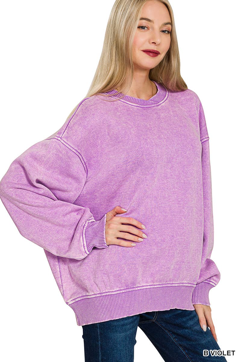 42POPS – Sweatshirt - Mulher por atacado – ',.._ Sweatshirt de Lã Polar Snow Wash81