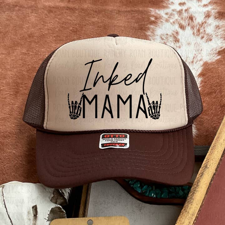 Inked Mama Western Trucker Hat for wholesale by Ranchy Roan Boutique