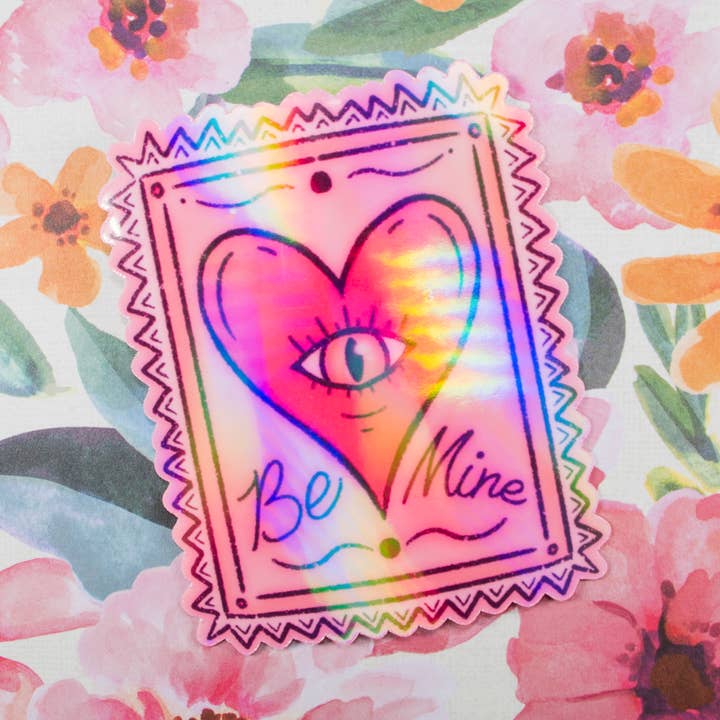 Be Mine Vinyl Sticker | Waterproof Sticker for wholesale by Eerie Cat
