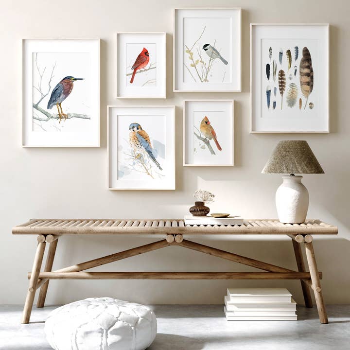 Studio Tuesday - Vendita all'ingrosso Stampa artistica - Stampa acquerello Chickadee, pittura a uccelli1