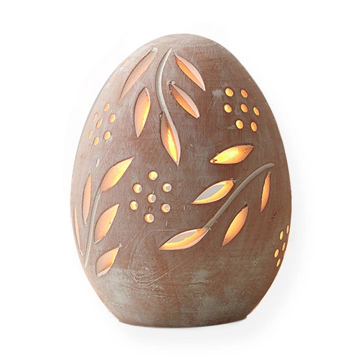 SERRV International - Wholesale Lantern - Terracotta Egg Lantern0