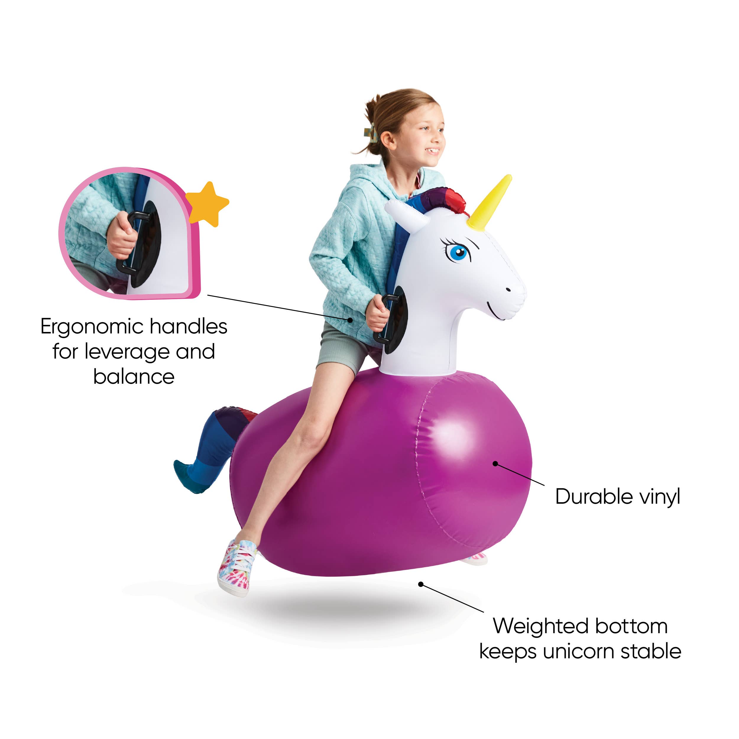 Hearthsong - Wholesale Sporting Game - Kids & Baby - Inflatable Ride-On Hop 'n Go - Single26