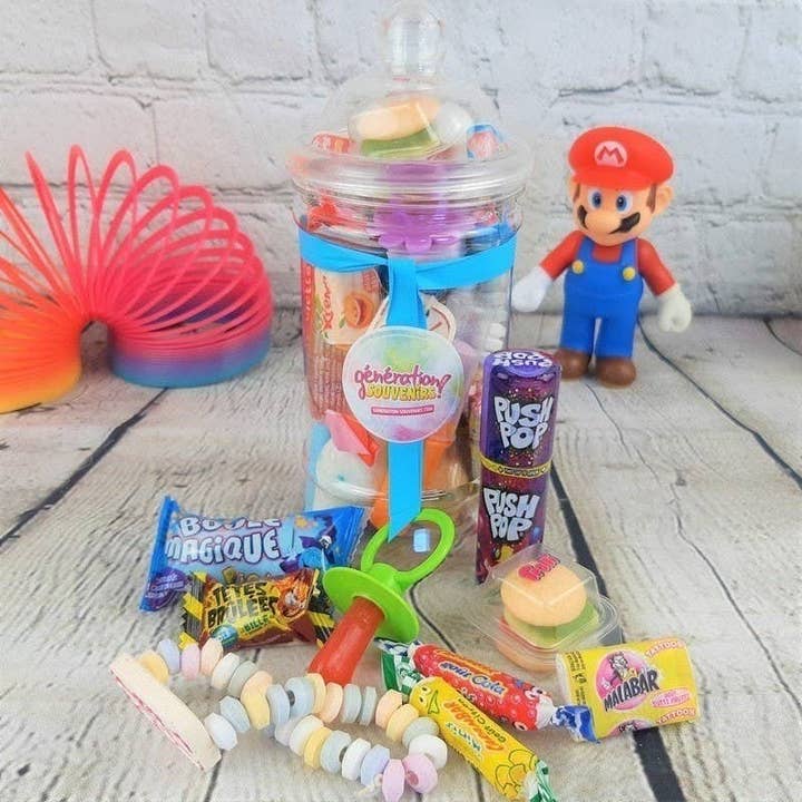 Génération Souvenirs - Wholesale Gummy - Bonbonniere filled with 90s candies - Small model