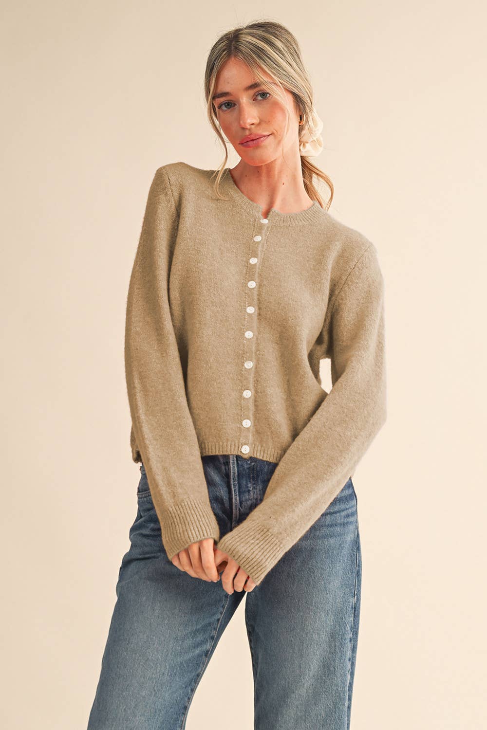 &MERCI - Wholesale Cardigan - Women's - MARLED KNIT SWEATER CARDIGAN MSW1124838