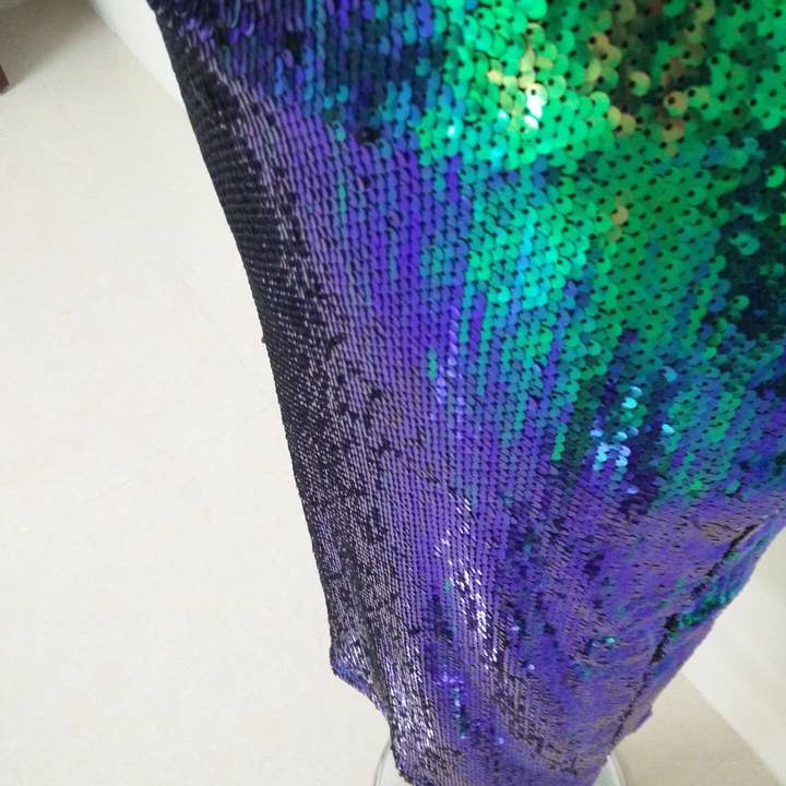 Green Sequin Half Length Skirt ZZKF114 for wholesale on Faire1