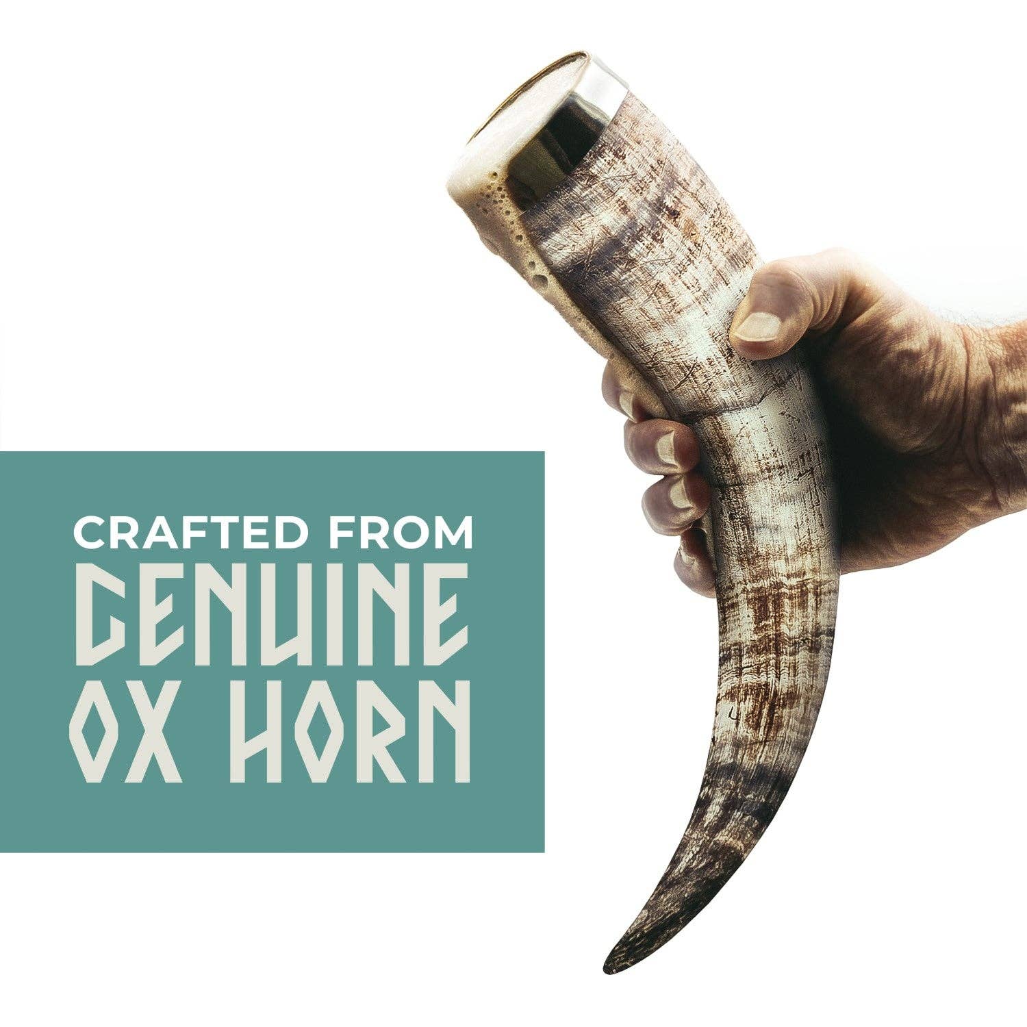 Norse Tradesman – wholesale Dricksglas och koppar – Vikingasdrickshorn med stativ27