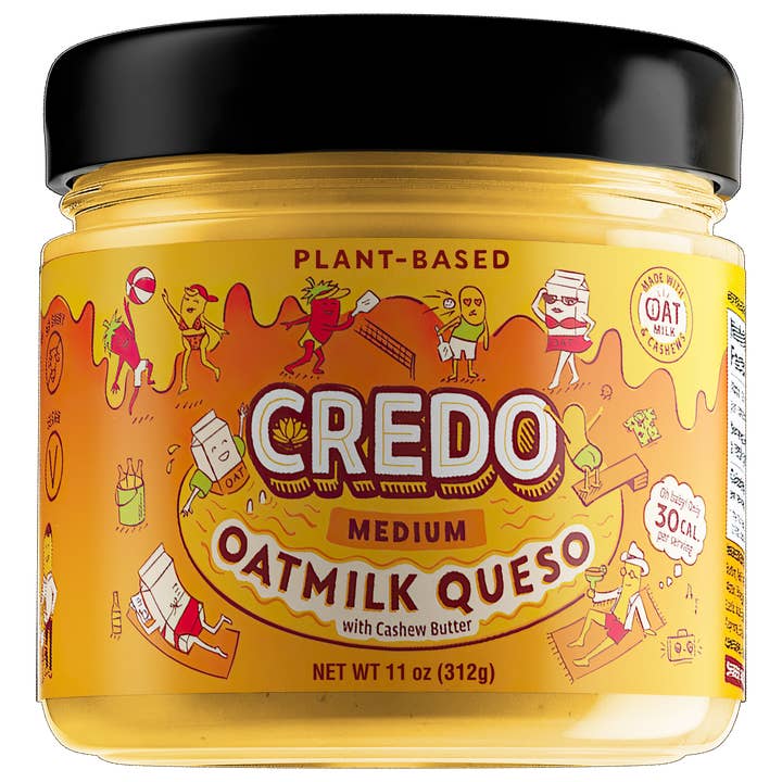 Oat Milk Queso Medium for wholesale by Credo Foods
