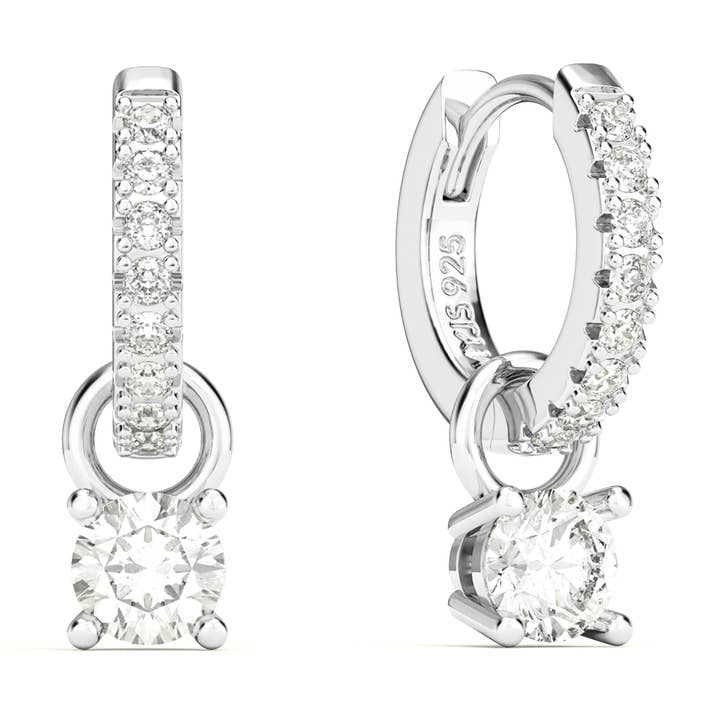 Oorbellen met 0,6CT DE VS+ diamant voor wholesale door My Jewellery Story