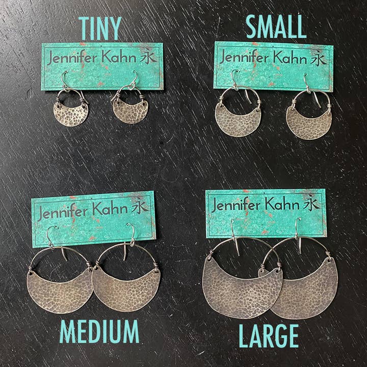 Jennifer Kahn Jewelry - Wholesale Dangle Earrings - Silver Crescent Earrings9