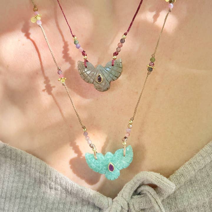 Malaco - Wholesale Pendant/Charm Necklace - Eagle Necklace - Labradorite5