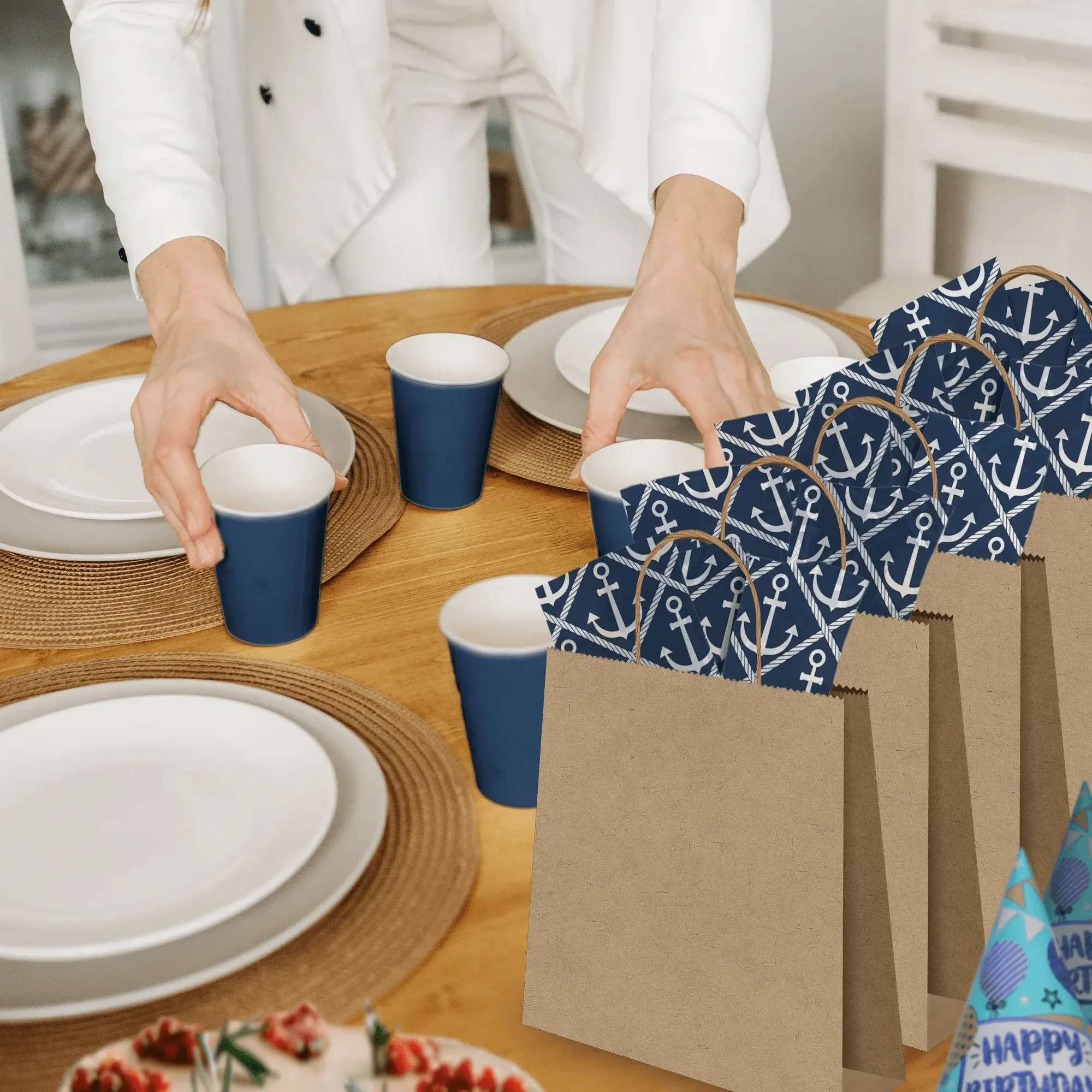 Eleven Fashion - Venta al por mayor Papel de seda - Papel de seda estampado de diseñador náutico7