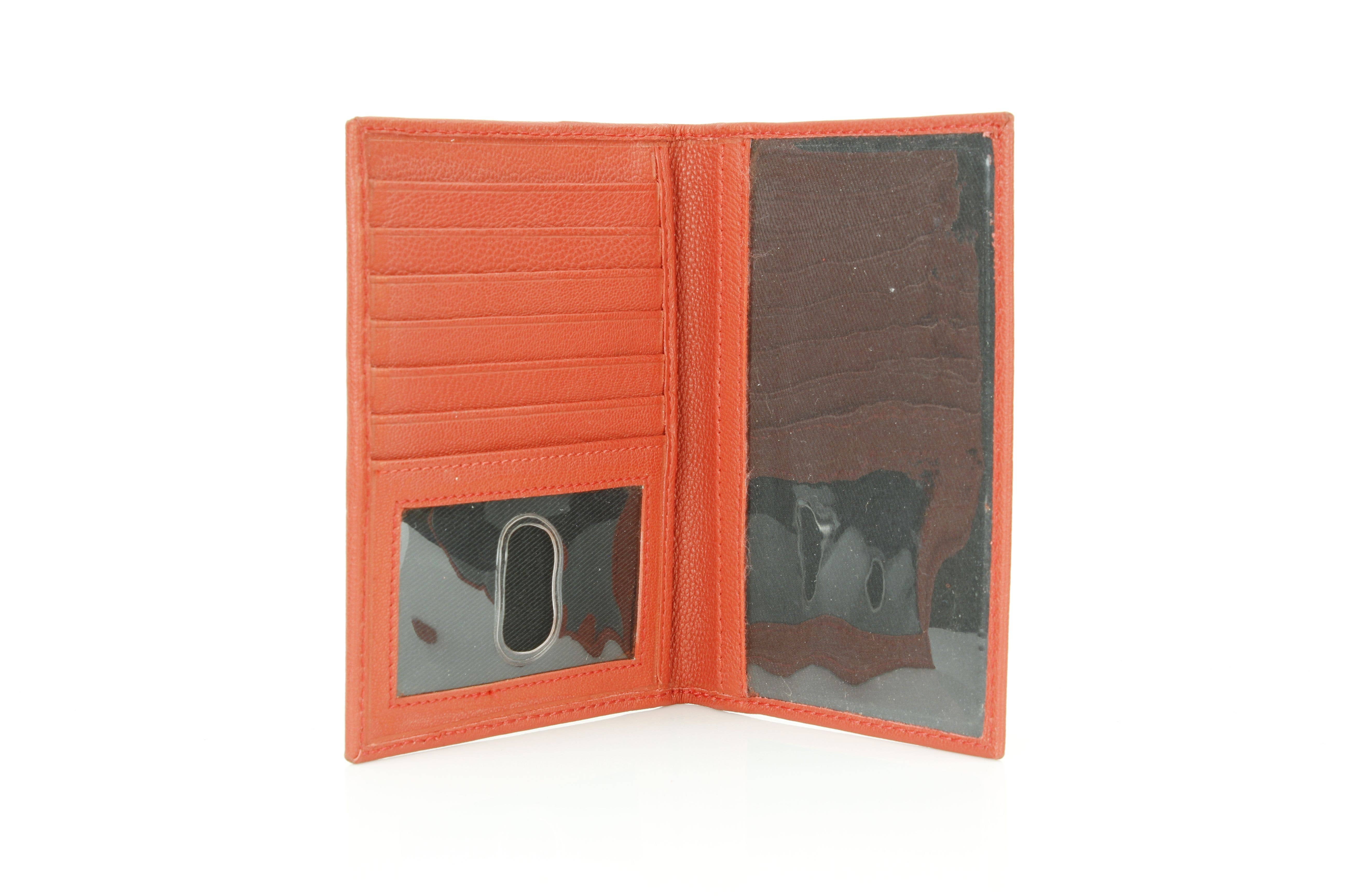 Leather Impressions Inc - Wholesale Passport Case - Unisex - Leather Passport Holder with Card Slots RB LW 21 10058