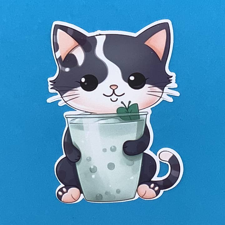 Autocolante Vinil Kitty Boba Impermeável por atacado de Something Personal