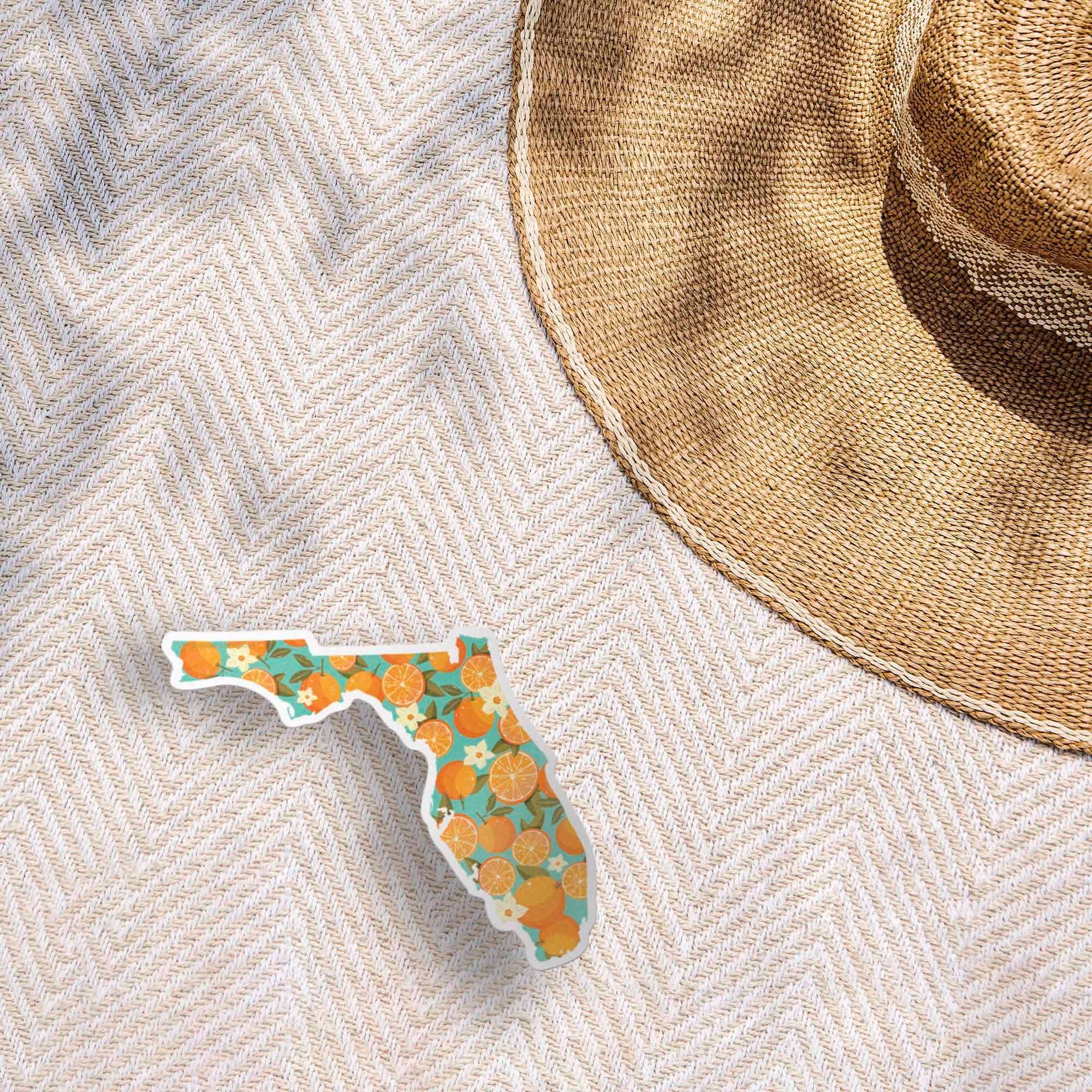 Sentinel Supply - Wholesale Sticker - Florida Orange Bumper Sticker - Cute FL Decals6