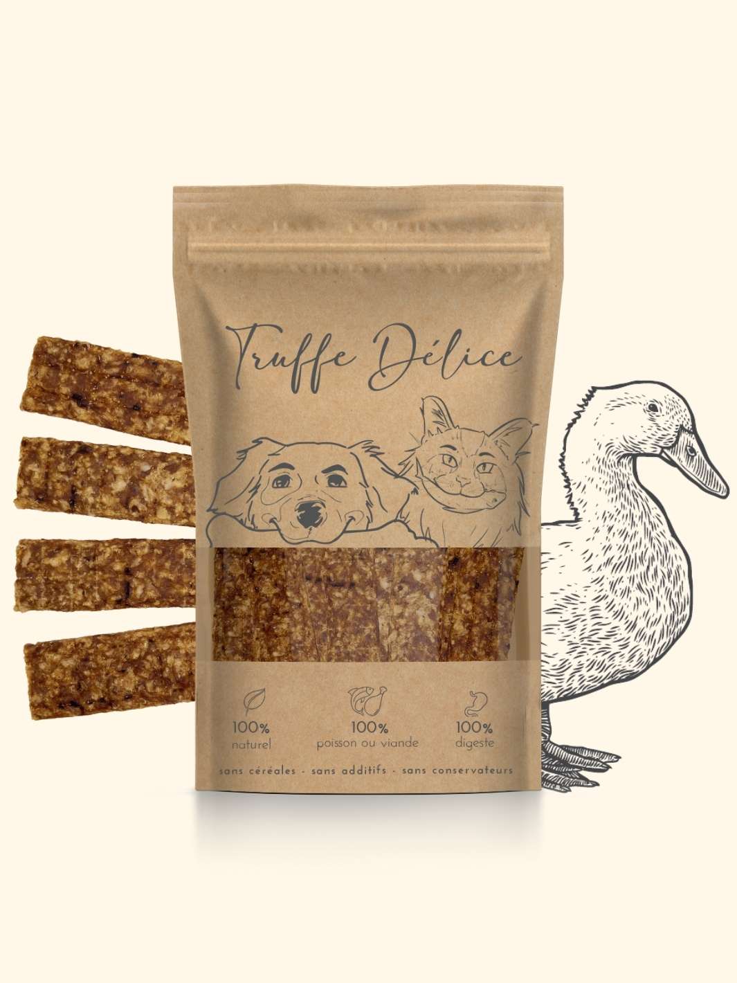 Truffe Délice - Wholesale Pet Treats - Dog - Duck sticks0