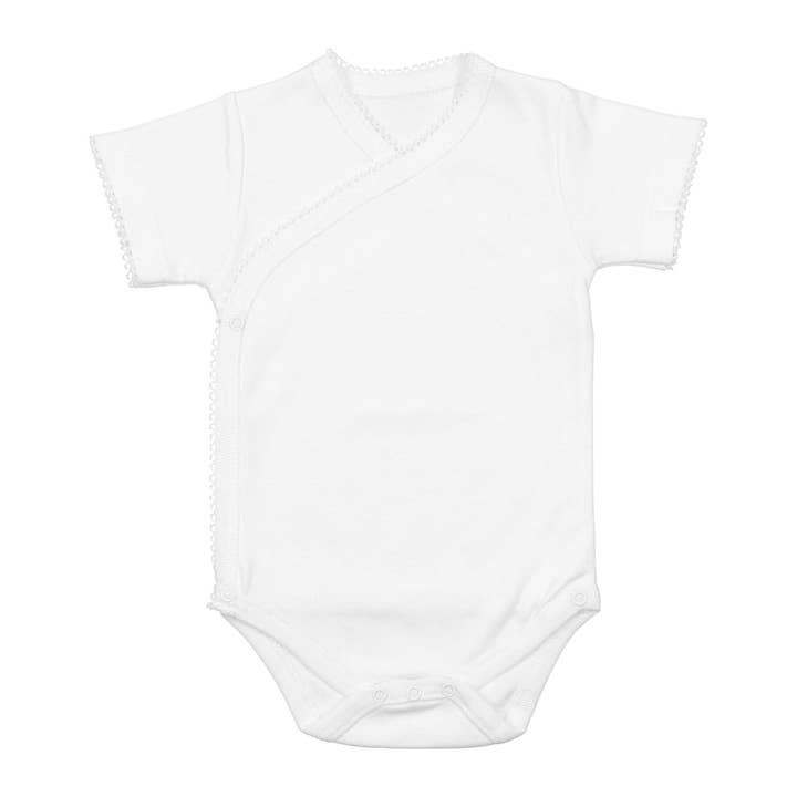 Bean Baby Clothes - Wholesale Bodysuit (Non-Footed) - Baby - Baby Wrap Bodysuit Onesie made of Cotton