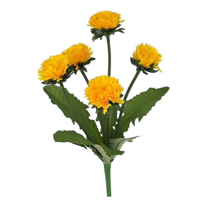 Dente di leone x 5 giallo 35 cm per la vendita all'ingrosso da parte di Floratexx