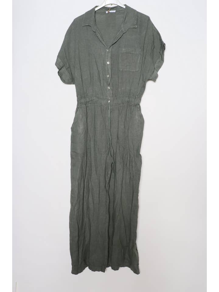 LÉA & LUC - Vendita all'ingrosso Tuta intera - Donna - Combinazione in 100% lino RIF.219024