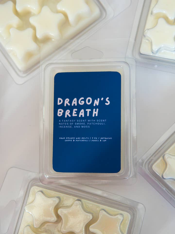 Dragon's Breath: Patchouli & Incense Wax Melts for wholesale by Pages and Ink