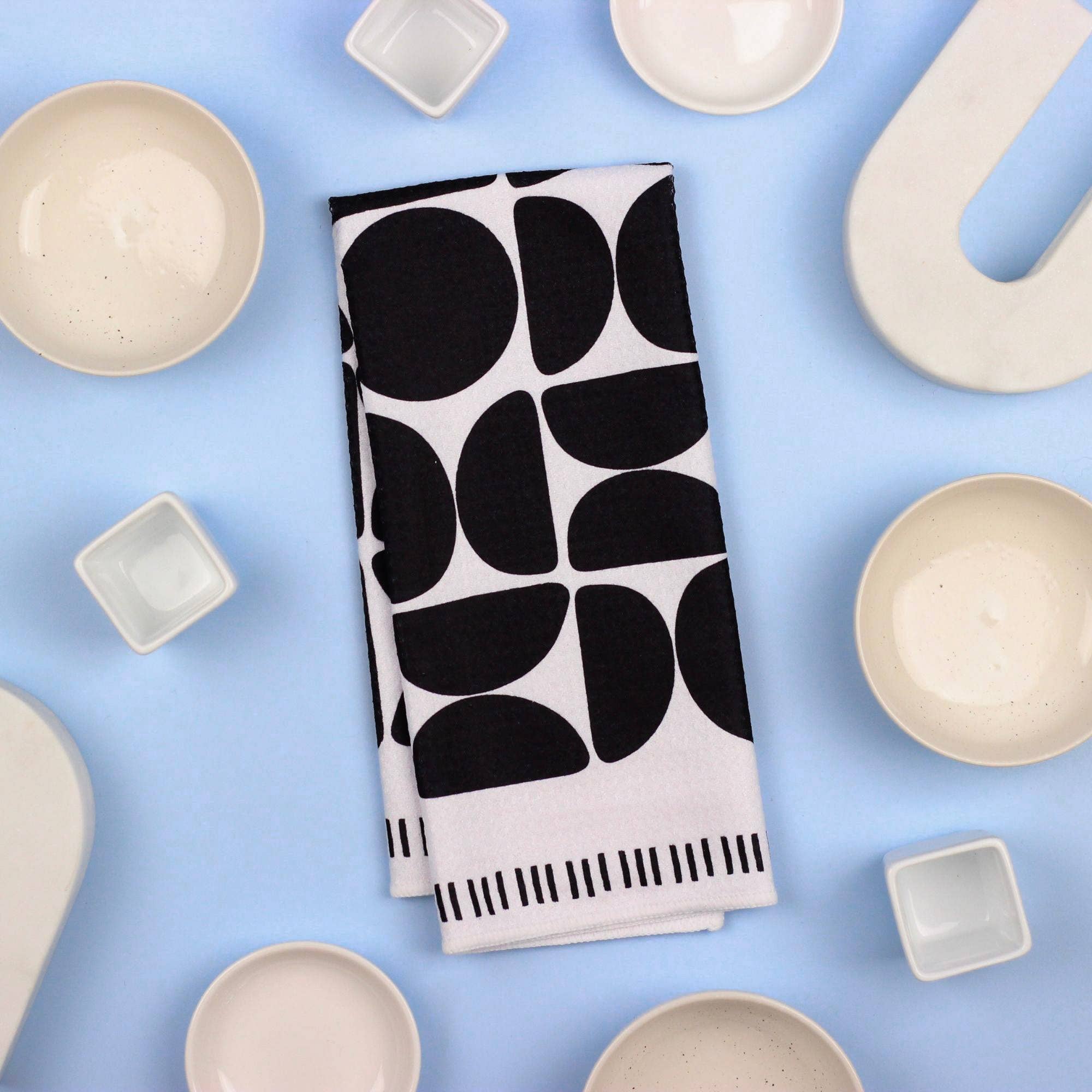 Render Goods - Wholesale Tea towel - Mono Geo Dish Towel - 16''x24''1