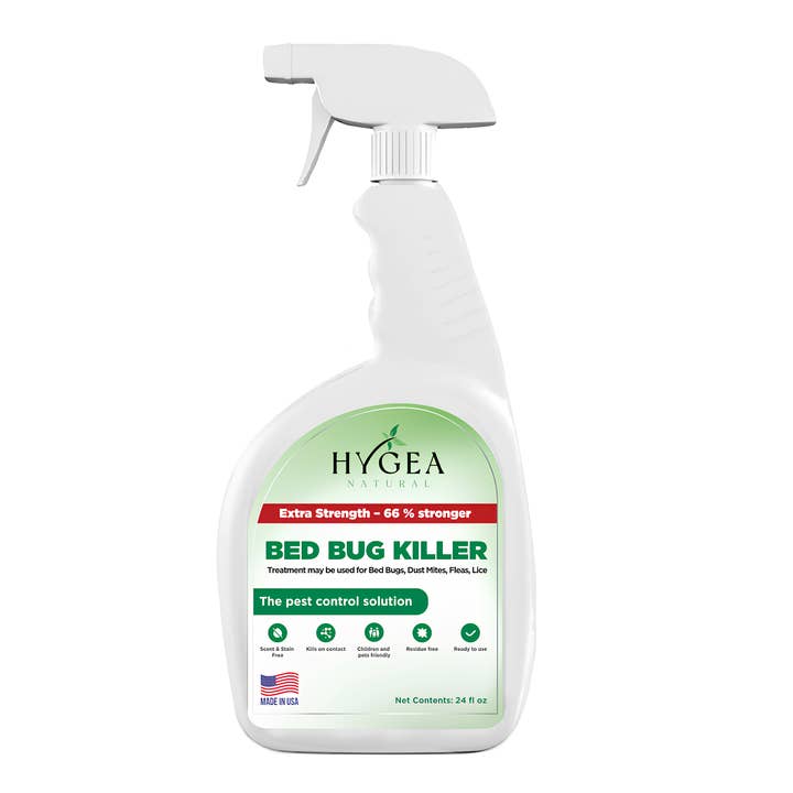 Extra Strength Bed Bug Spray - Non Toxic & Odorless by Hygea for wholesale by Hygea Natural