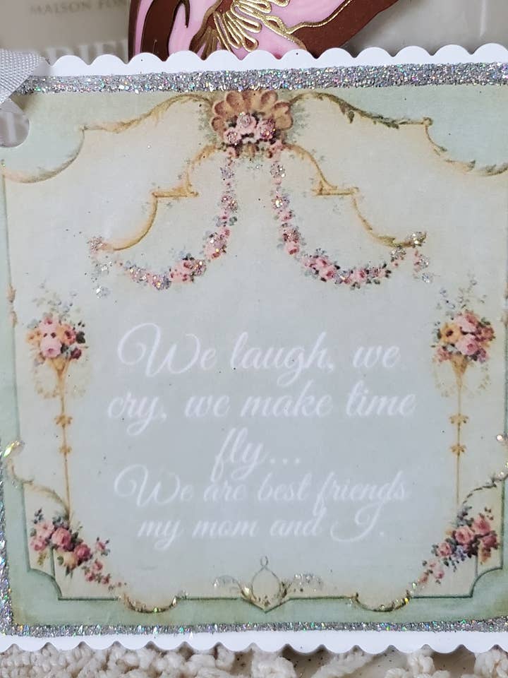 Étiquette cadeau Mom And I pour la vente par Little Heart Designs